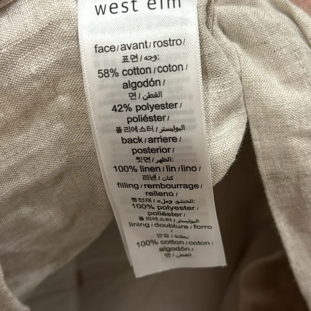 2/ West Elm | Velvet Quilt | Dusky Rose Euro pillow covers